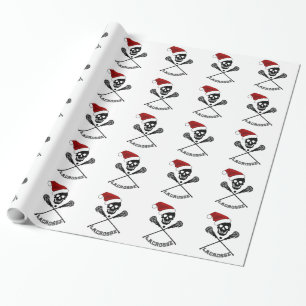 Papel De Regalo Navidades Lacrosse Sticks