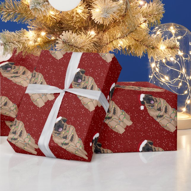 Papel De Regalo Navidades Leonberger (Vacaciones)