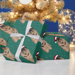 Papel De Regalo Navidades Leonberger