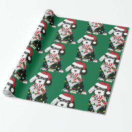 Papel De Regalo Navidades Luces Sheepadoodle
