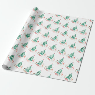 Papel De Regalo Navidades malcriados y blancos