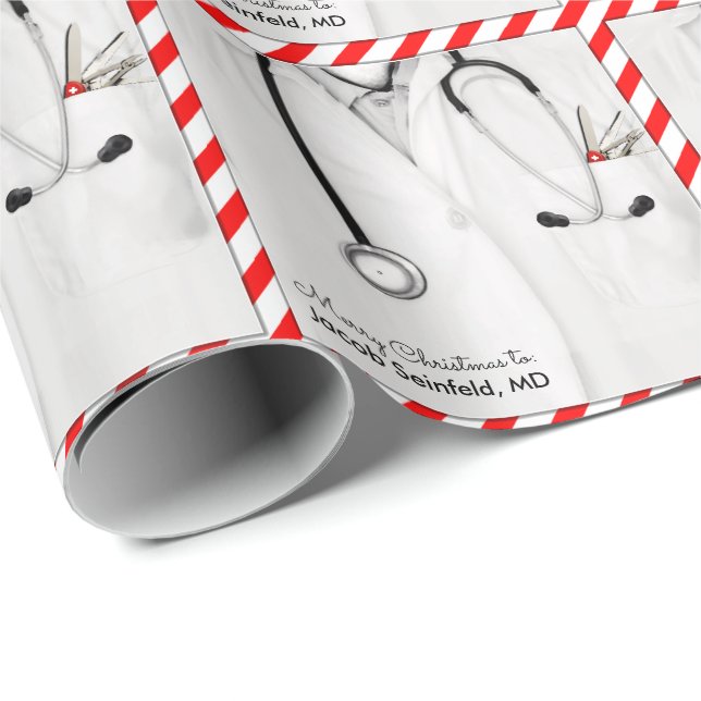 Papel De Regalo Navidades médicas (Esquina del rollo)