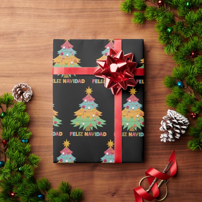 Papel De Regalo Navidades mexicanos Feliz Navidad (Regalo de vacaciones)