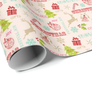 Papel De Regalo Navidades minimalistas disfrutan el viaje de