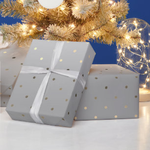 Papel De Regalo Navidades minimalistas y elegantes pequeños punto