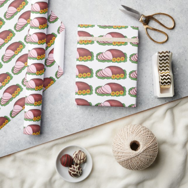 Papel De Regalo Navidades miraron la cena de Navidad en Ham (Artesanía)