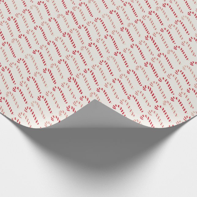 Papel De Regalo Navidades modernos de Candy Cane (Esquina)