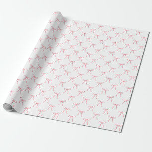 Papel De Regalo Navidades modernos de coqueta rosada de vaca