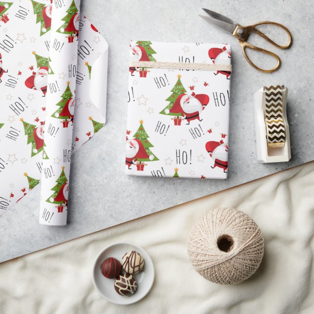 Papel De Regalo Navidades modernos de Cute Ho Ho Ho (Artesanía)