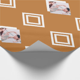 Papel De Regalo Navidades modernos de impresión de fotos geométric