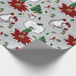Papel De Regalo Navidades modernos de mediados del siglo XX mezcla