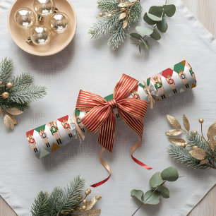 Papel De Regalo Navidades modernos Nutcracker Argyle Diamond Patte