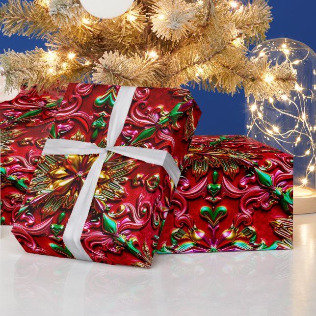 Papel De Regalo ~ Navidades multicolores Regalos ~ (Vacaciones)