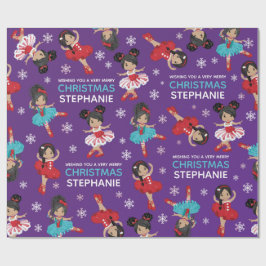 Papel De Regalo Navidades multiculturales Ballerina