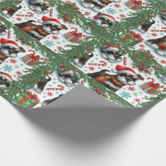 Papel De Regalo Navidades muy Schnauzer