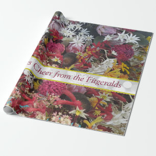 Papel De Regalo Navidades nativos australianos monogramados