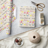 Navidades nómadas enamorados acuarela pintada a ma
