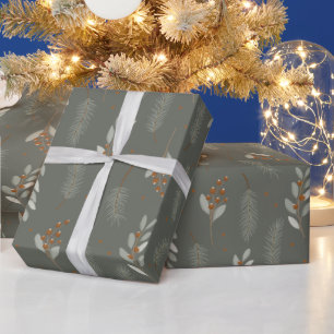 Papel De Regalo Navidades nórdicos Woodland