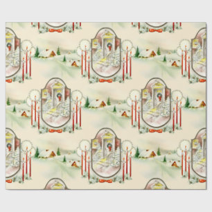 Papel De Regalo Navidades nostálgicos
