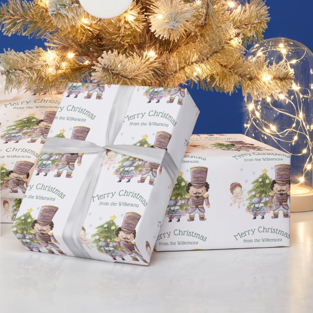 Papel De Regalo Navidades Nutcracker Sugar Plum Fairy and Mouse Ki (Vacaciones)