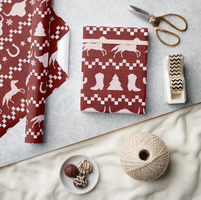 Papel De Regalo Navidades occidentales (Artesanía)