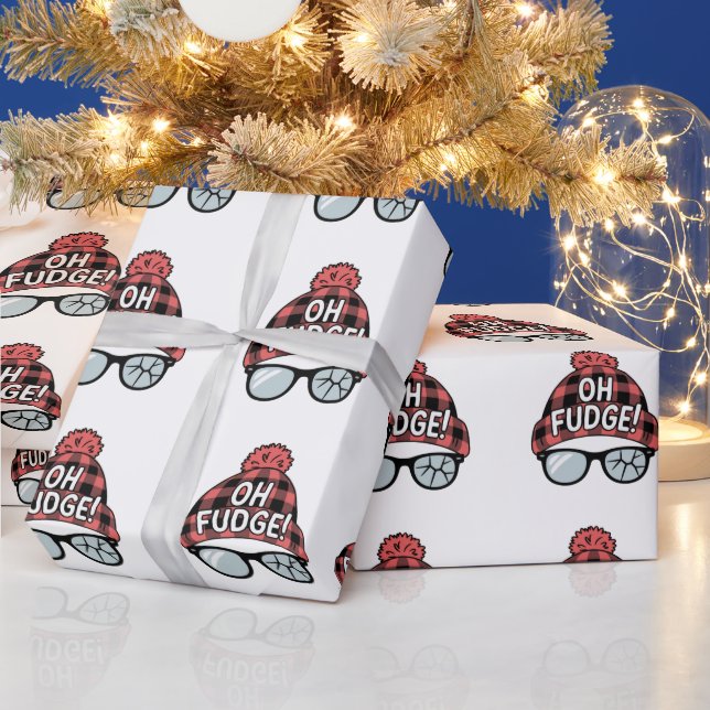 Papel De Regalo Navidades Oh Fudge Xmas Vacaciones Graciosas (Vacaciones)