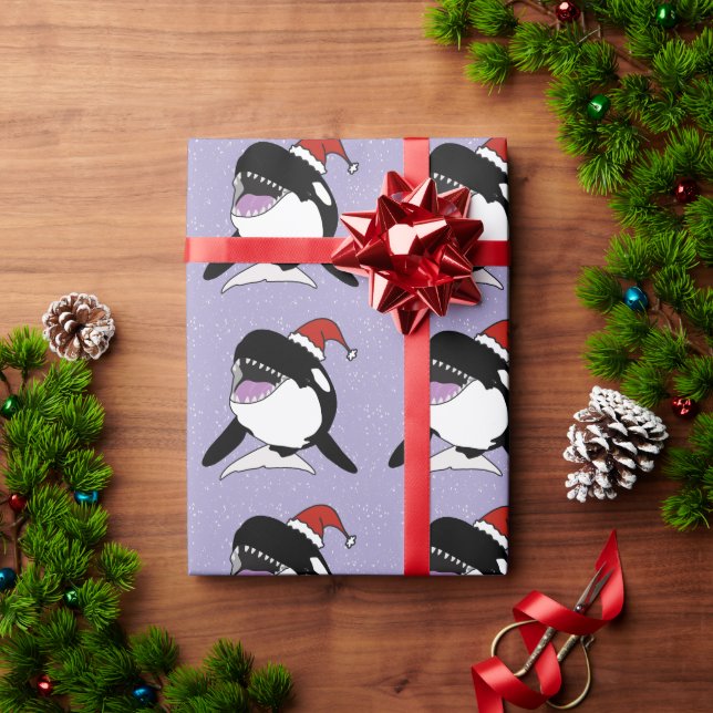 Papel De Regalo Navidades Orca Killer Whale (Regalo de vacaciones)