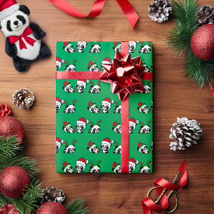 Papel De Regalo Navidades Pandas