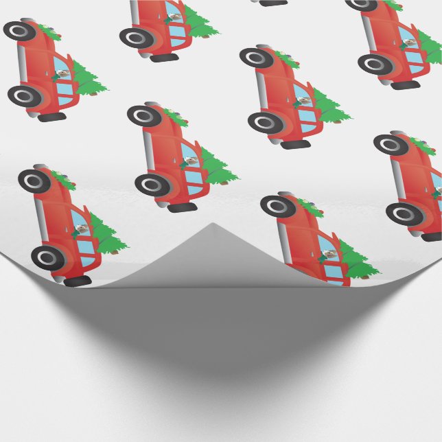 Papel De Regalo Navidades Papillon o de pelo largo manejando Chi (Esquina)