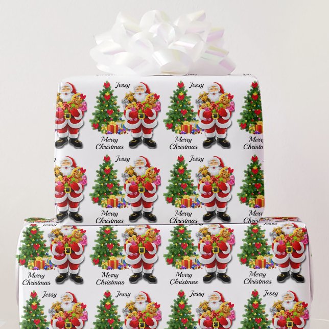 Papel De Regalo Navidades Para Niños Pequeños Y Regalos Añadir Nom (Subido por el creador)