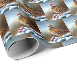 Papel De Regalo Navidades Partridge 2