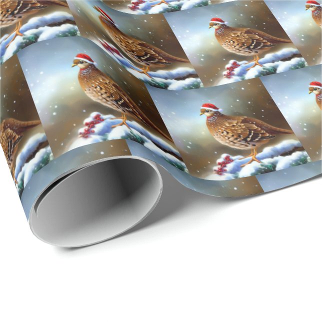 Papel De Regalo Navidades Partridge 2 (Esquina del rollo)