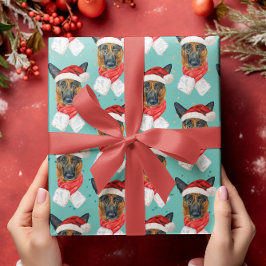 Papel De Regalo Navidades Pastores Alemanes Razas de Perro acuátic