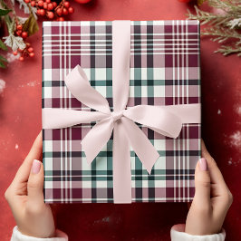 Papel De Regalo Navidades Patrón de búfalo Rayas simples