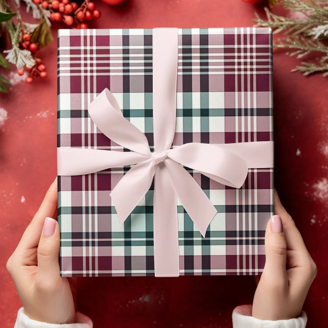 Papel De Regalo Navidades Patrón de búfalo Rayas simples (Subido por el creador)