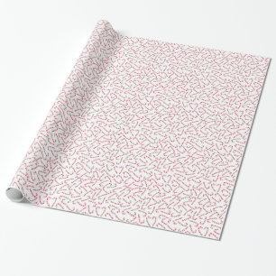 Papel De Regalo Navidades patrón de caña de caramelo