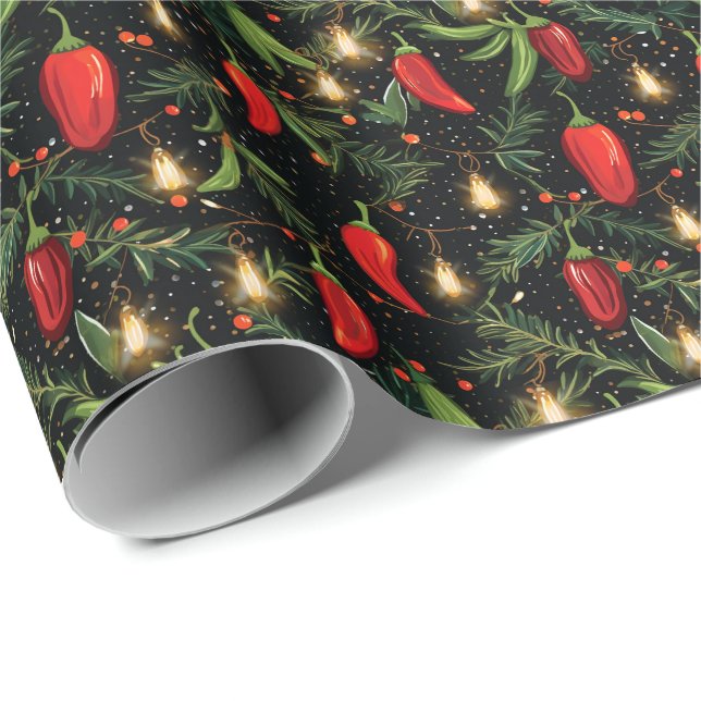 Papel De Regalo Navidades Peppers (Esquina del rollo)