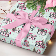 Navidades pequeños de patrón de pingüinos