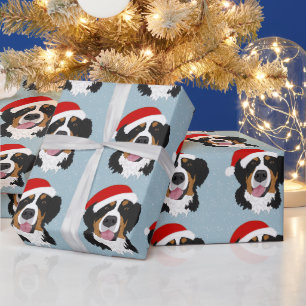 Papel De Regalo Navidades Perro de montaña Bernese