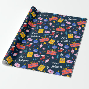 Papel De Regalo Navidades personalizables