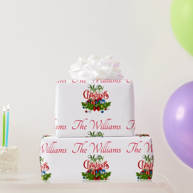 Papel De Regalo Navidades personalizados (Regalos de fiesta)