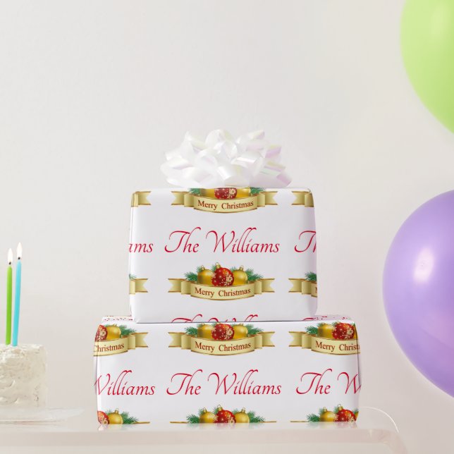Papel De Regalo Navidades personalizados (Regalos de fiesta)