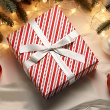 Navidades personalizados Candy Cane Red Stripes Go