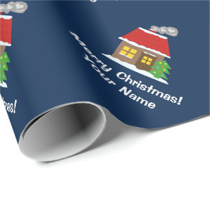 Papel De Regalo Navidades personalizados envueltos de regalo con u
