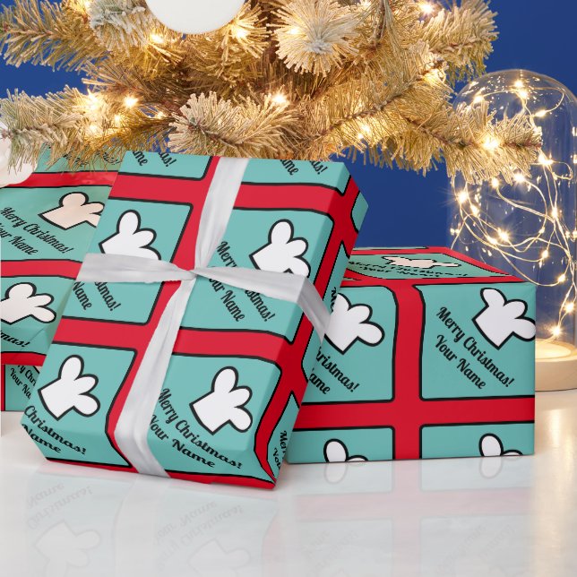 Papel De Regalo Navidades personalizados gorras cocineros del chef (Vacaciones)