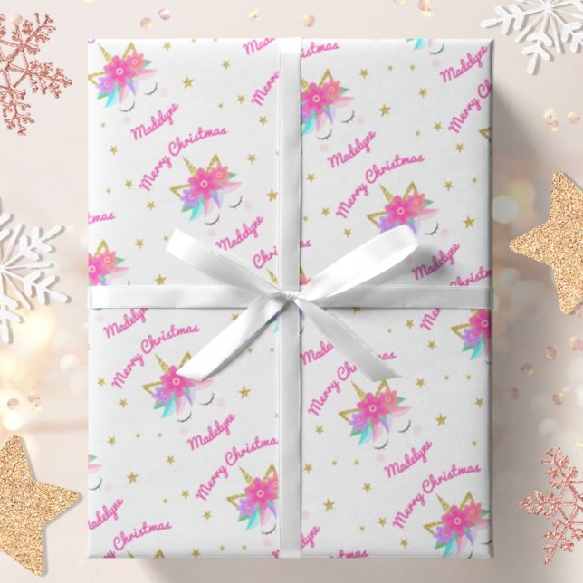 Papel De Regalo Navidades personalizados rosas de flores de unicor (Subido por el creador)