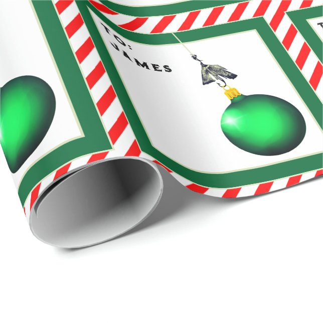 Papel De Regalo Navidades Pescadores Únicos (Esquina del rollo)