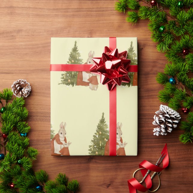 Papel De Regalo Navidades Peter Rabbit Vintage (Regalo de vacaciones)