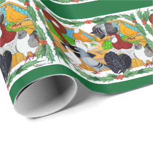 Papel De Regalo Navidades Pigeons