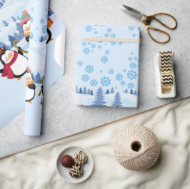 Papel De Regalo navidades "Pingouin"